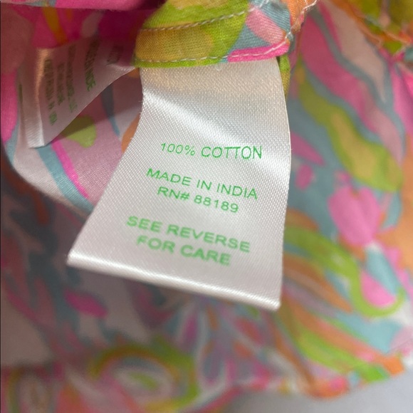 Lilly Pulitzer Jupiter Island Tunic Cover Up in Resort White Scuba to Cuba - Picture 5 of 7